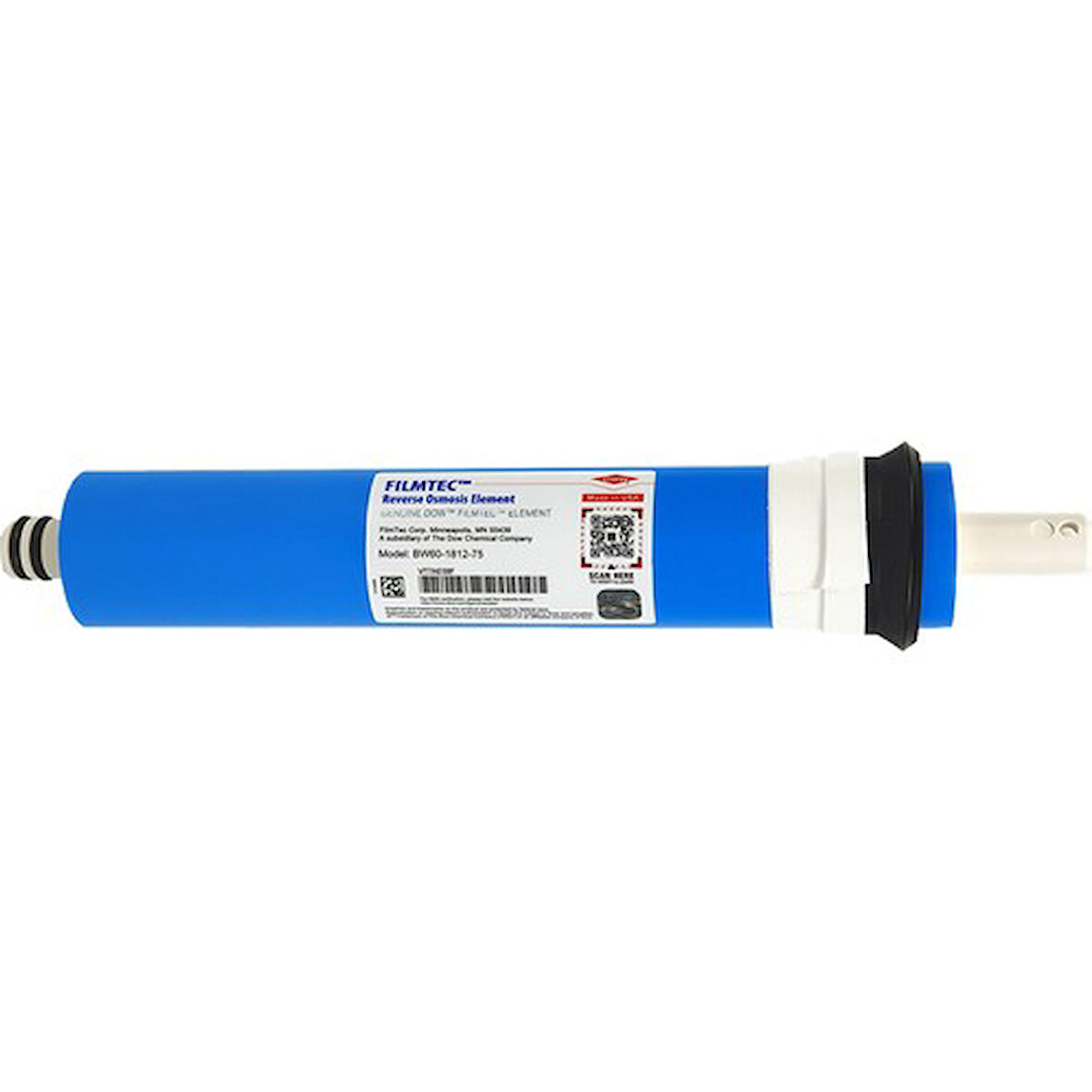 Filmtec Su Arıtma Cihazı Membran Filtresi 75 Gpd Qr (Karekod)
