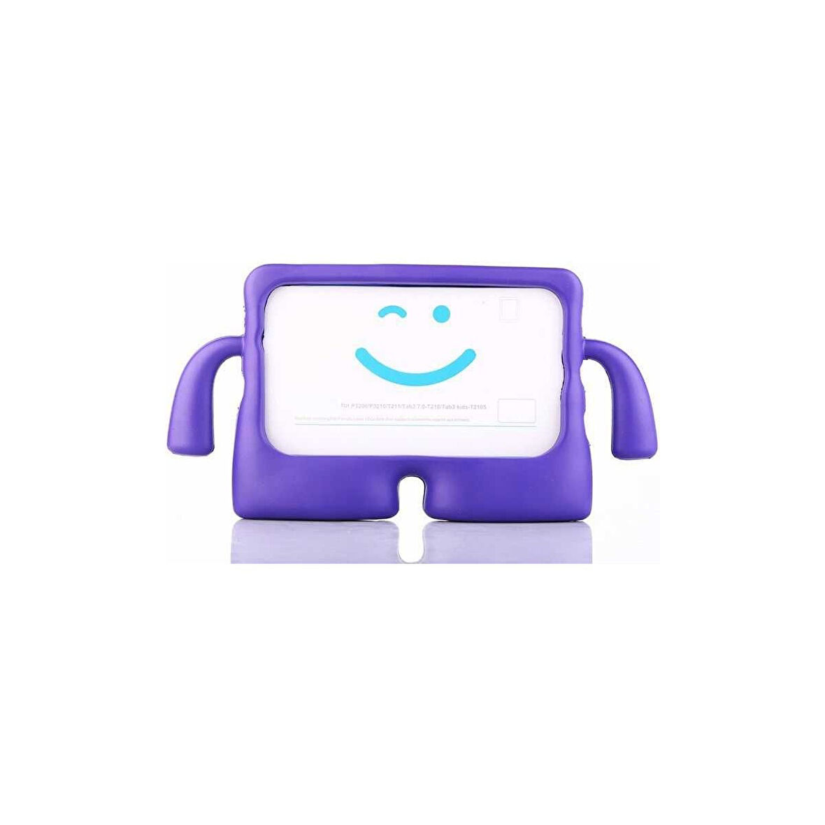 Teleplus iPad 2 3 4 Kılıf Ibuy Karakter Tutacaklı Silikon  Mor