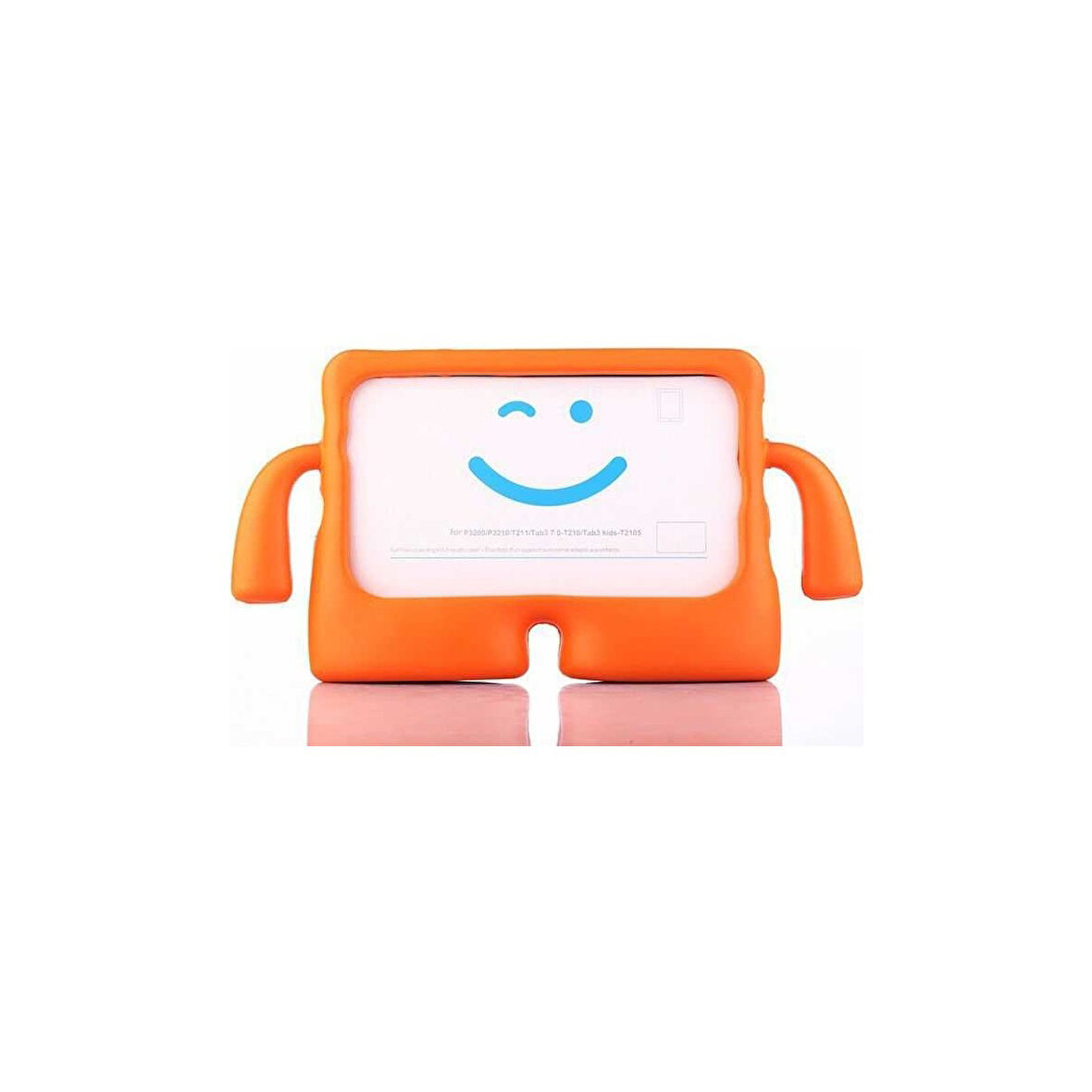 Teleplus iPad 10.9 2022 10.nesil Kılıf Ibuy Karakter Tutacaklı Silikon  Turuncu