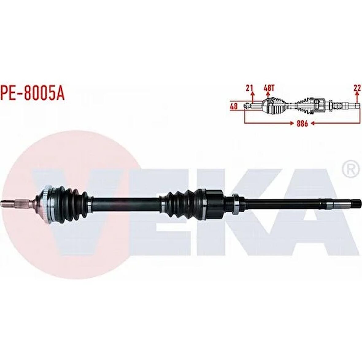 SAĞ AKS 206 DW4 (8005A-32733M-32733L)