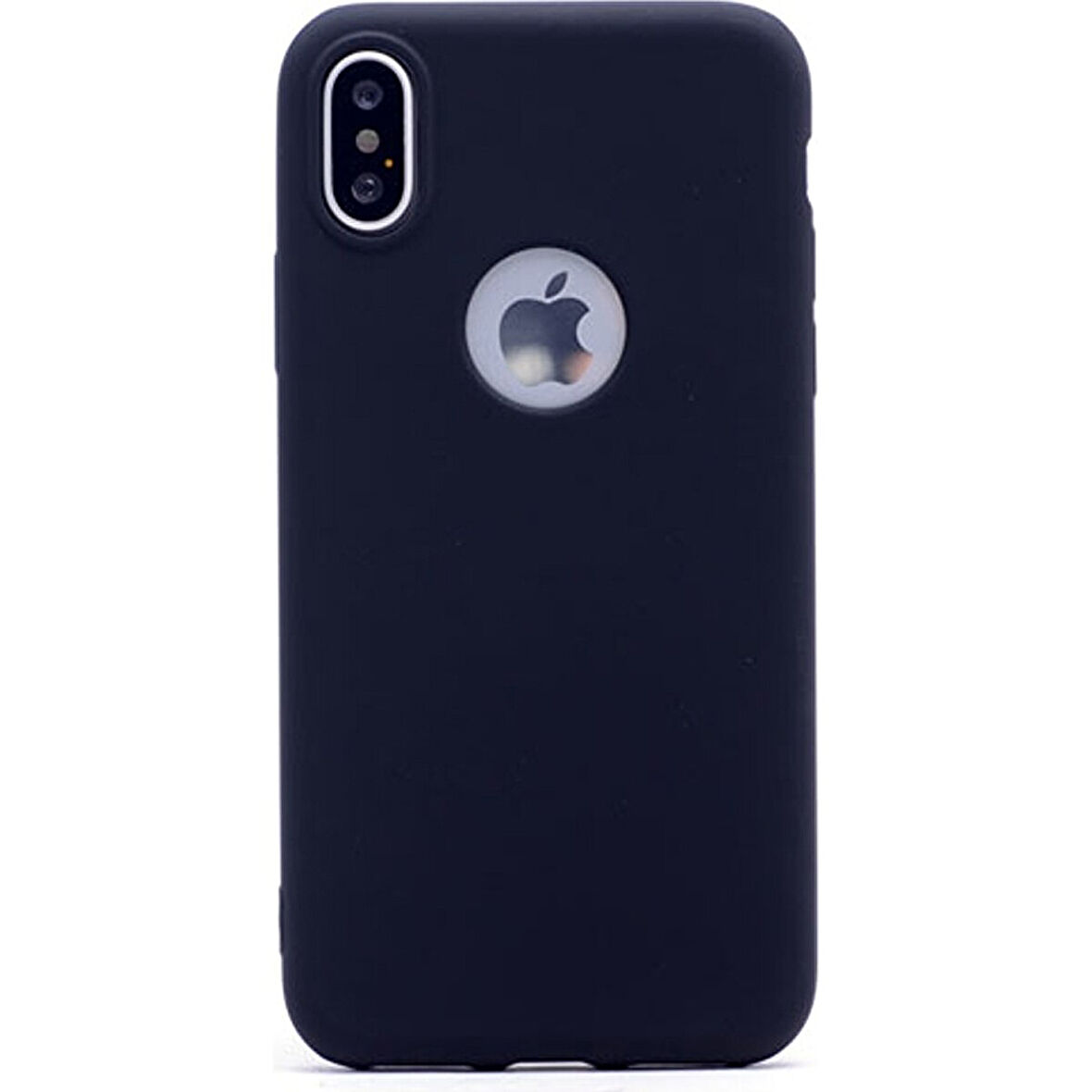 Teleplus Apple iPhone x Kılıf Premier Silikon Kılıf Mat Kılıf Siyah