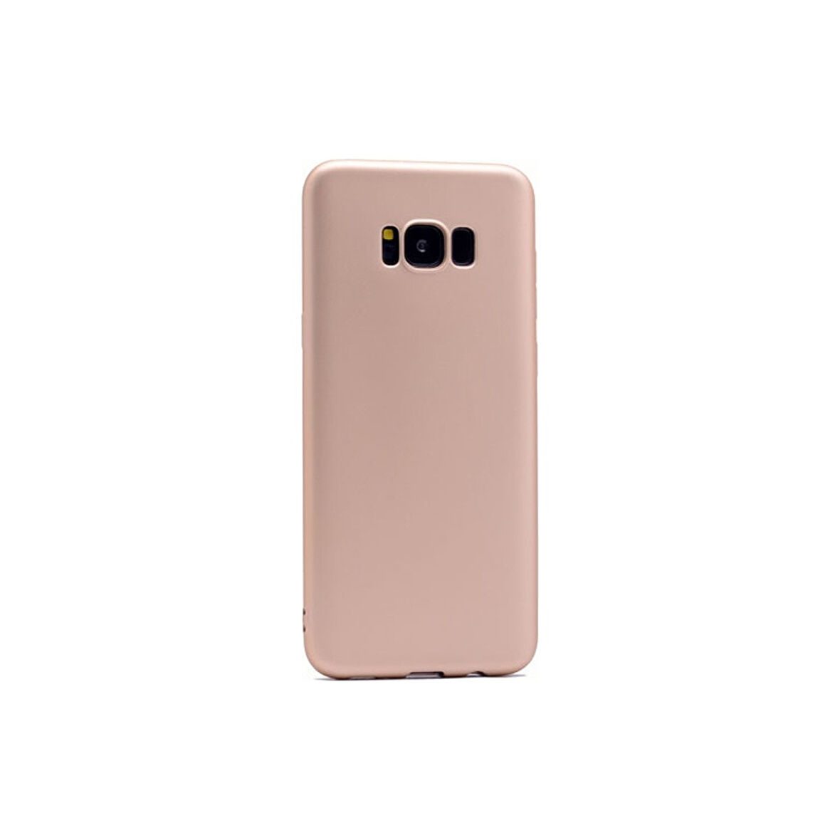 Teleplus Samsung Galaxy S8 Kılıf Premier Silikon Kılıf Mat Kılıf Gold