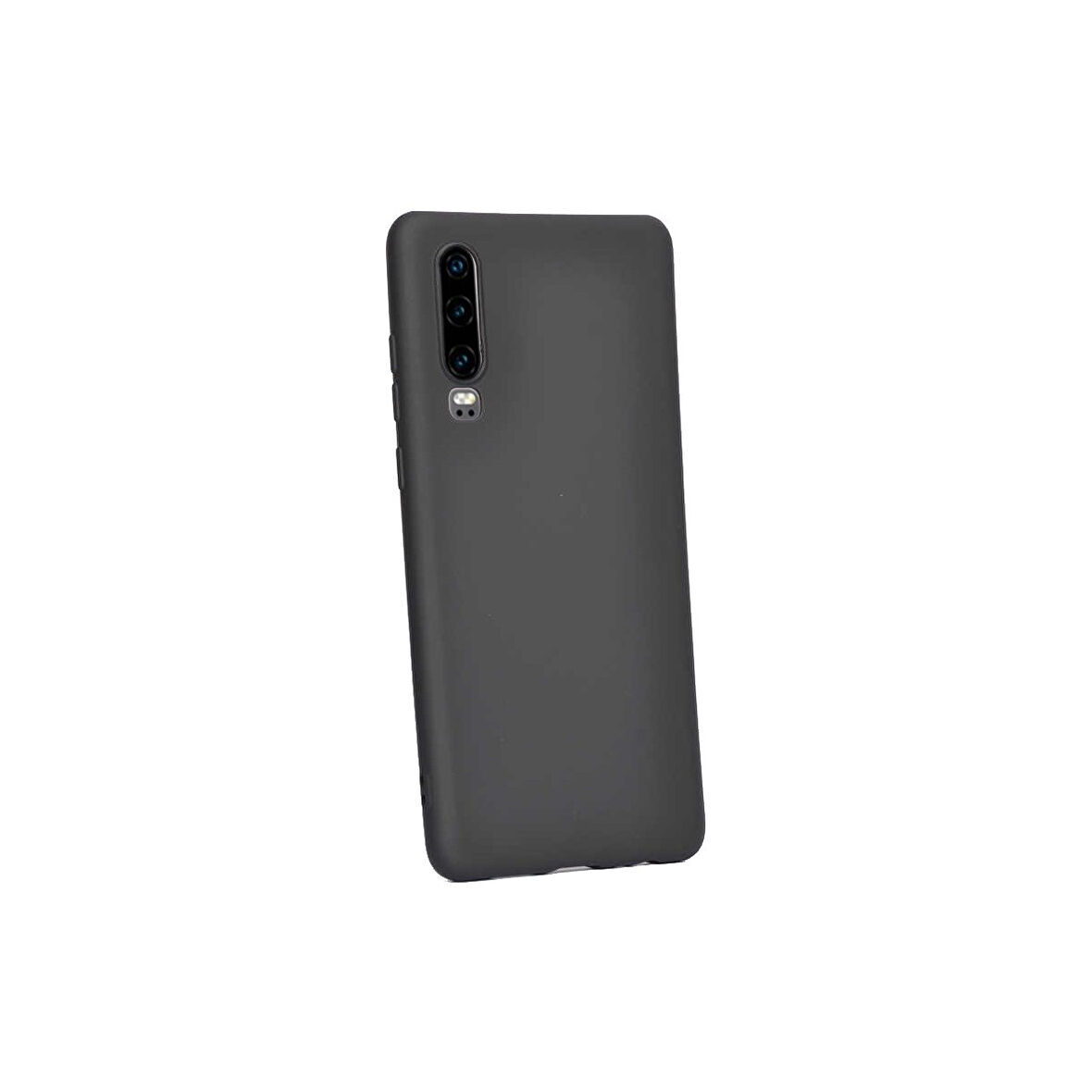 Teleplus Huawei P30 Kılıf Premier Silikon Esnek Arka Koruma Siyah