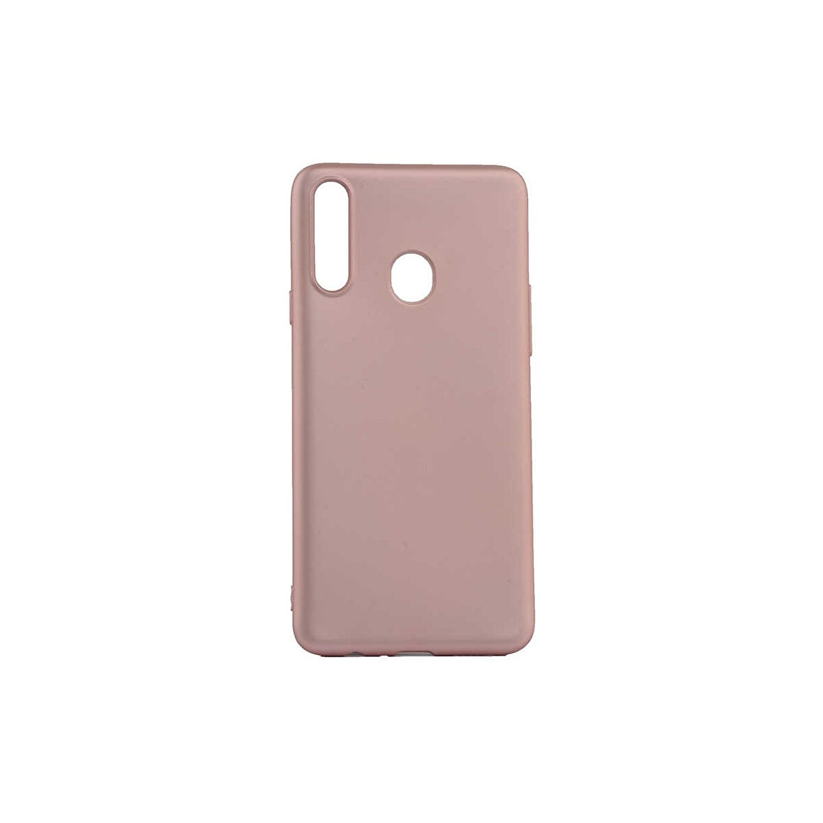 Teleplus Samsung Galaxy A20S Kılıf Premier Silikon Esnek Arka Koruma Bronz