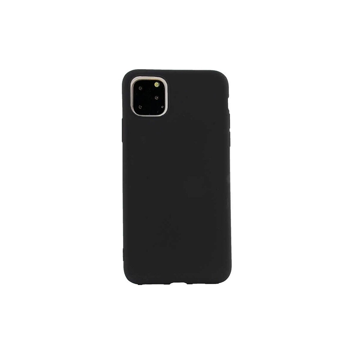 Teleplus Apple iPhone 11 Pro Max Kılıf Premier Silikon Esnek Arka Koruma Siyah