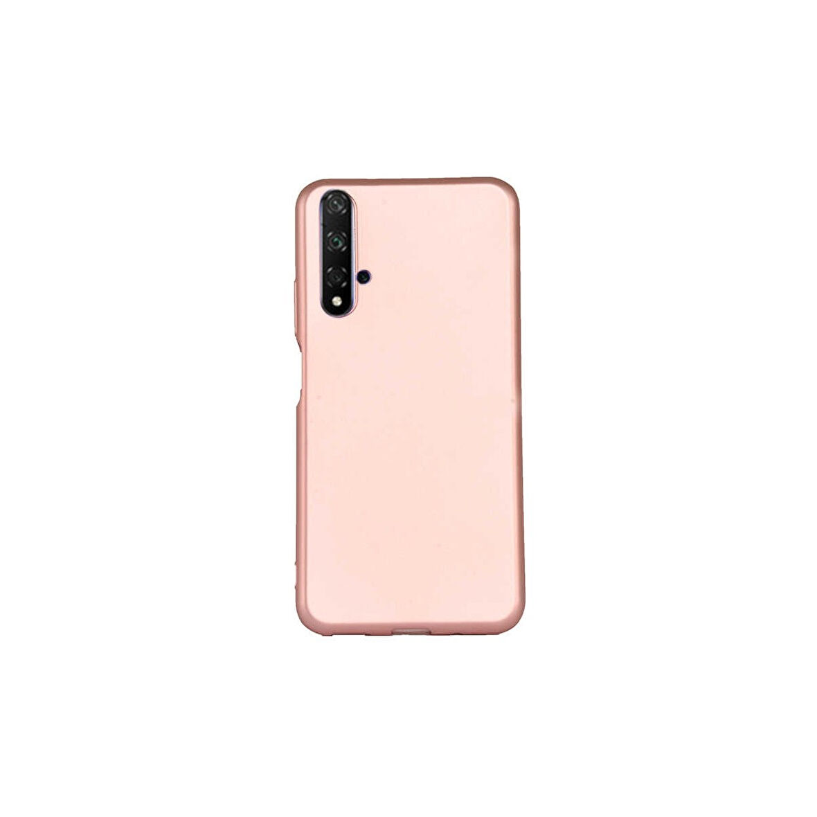 Teleplus Huawei Nova 5t Kılıf Premier Silikon Esnek Arka Koruma Bronz