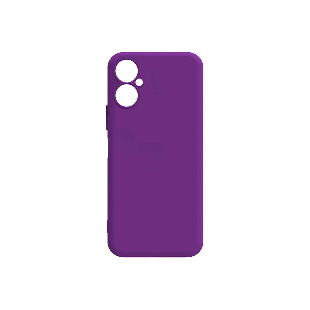 Teleplus Tecno Spark 9 Pro Kılıf Premier Mat Silikon Renkli Lüx Korumalı Mor