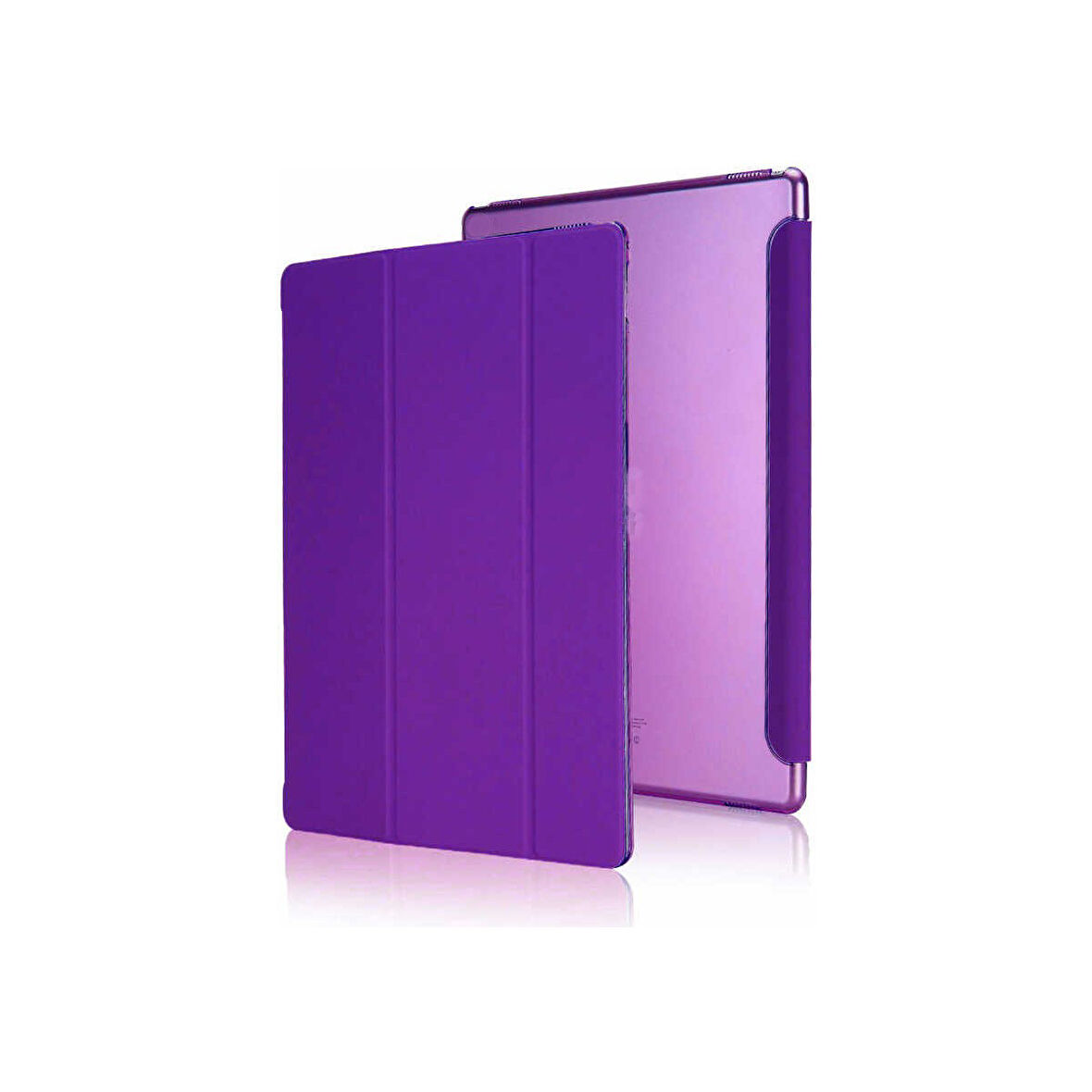 Teleplus iPad 10.2 2021 9.nesil Kılıf Smart Cover Kapaklı Standlı Uyku Modlu  Mor