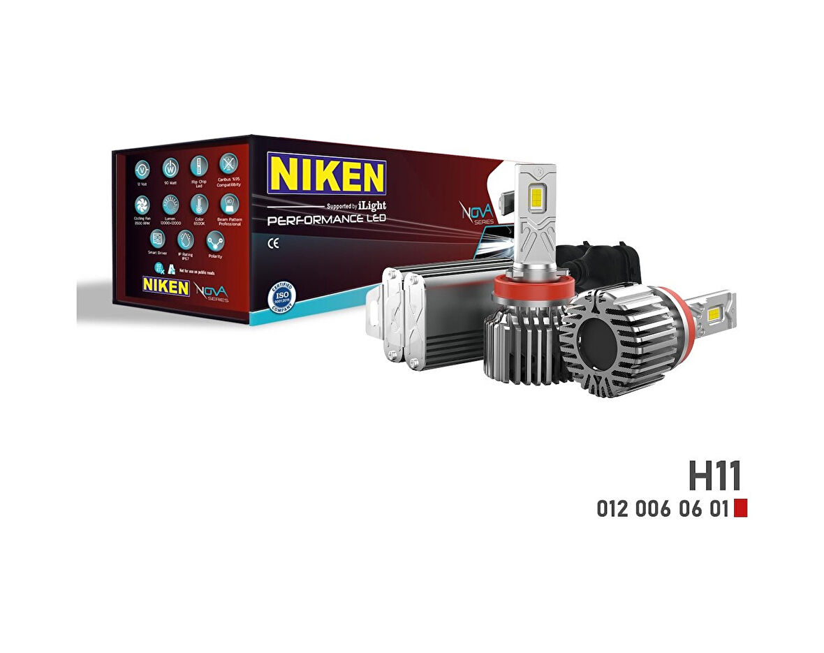 Nova Serisi 24.000 Lümen 90w H11 Led Xenon Far Ampulü