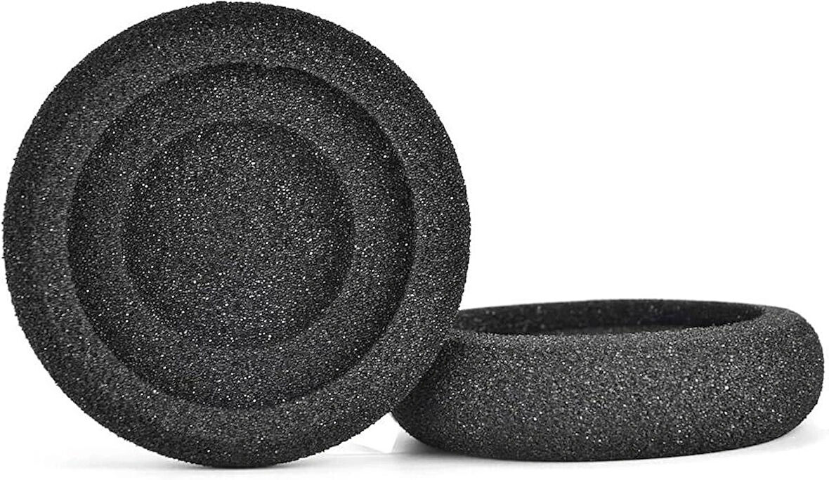 90mm 9cm Kulaklık Süngeri Kulaklık Yastığı Kulaklık Pedi Siyah