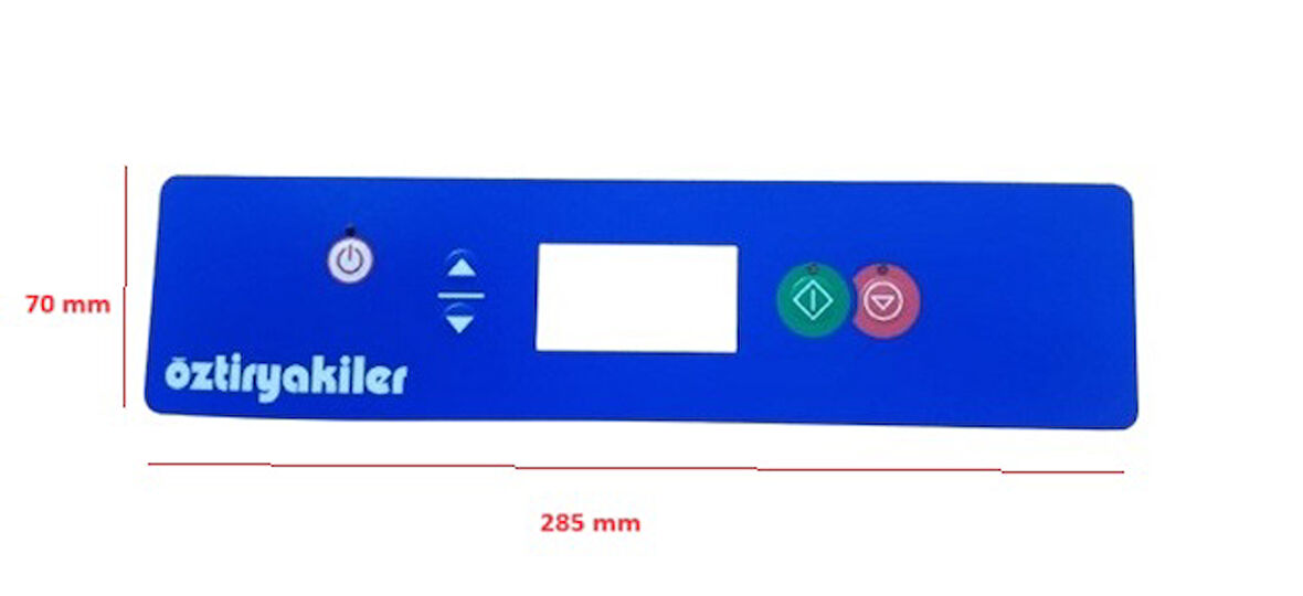 ÖZTİRYAKİLER LOGOLU 1080 TBK DİJİTAL EKRAN ETİKETİ (285*70)