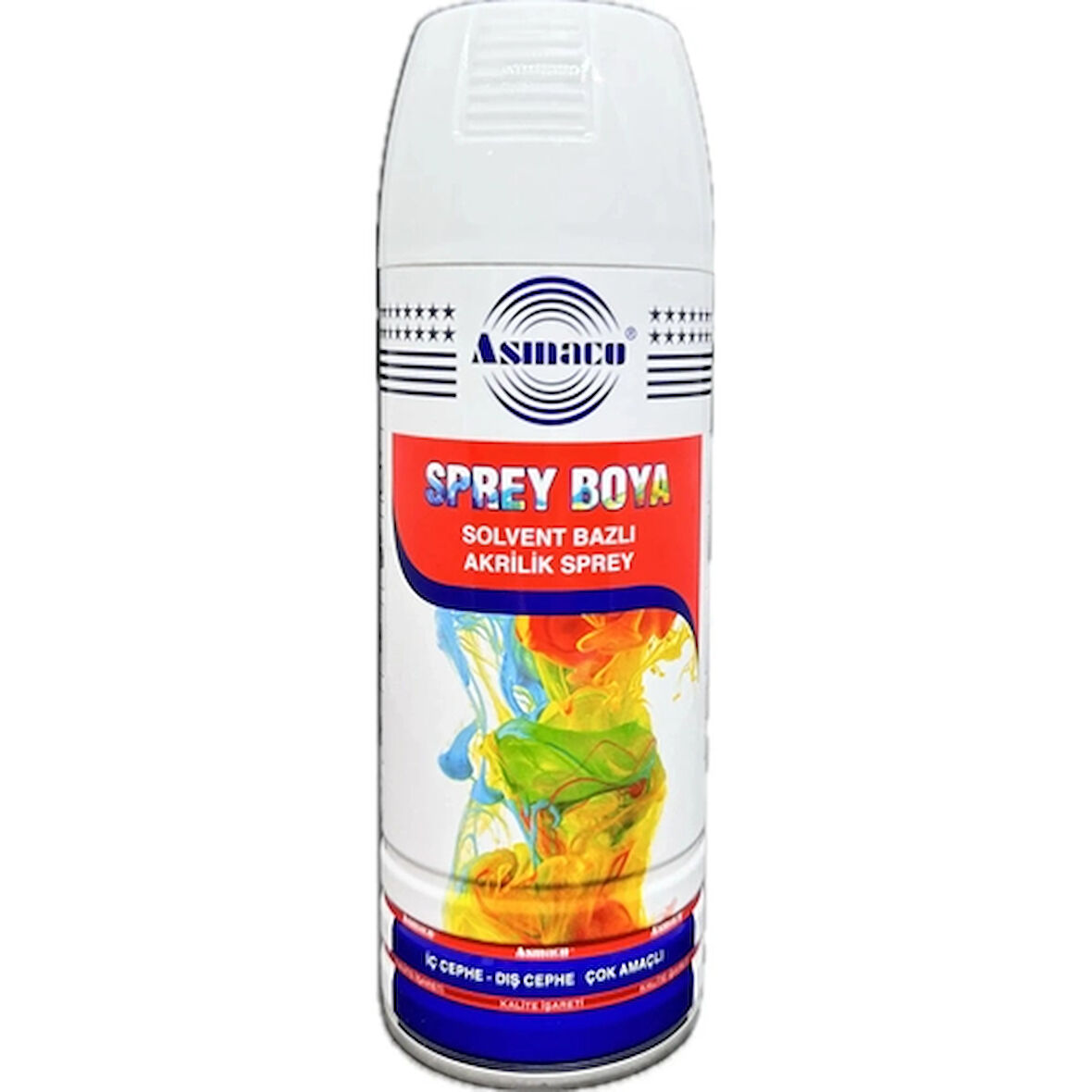 ASMACO SPREY BOYA AKRİLİK SPREY 400ML.PARLAK BEYAZ