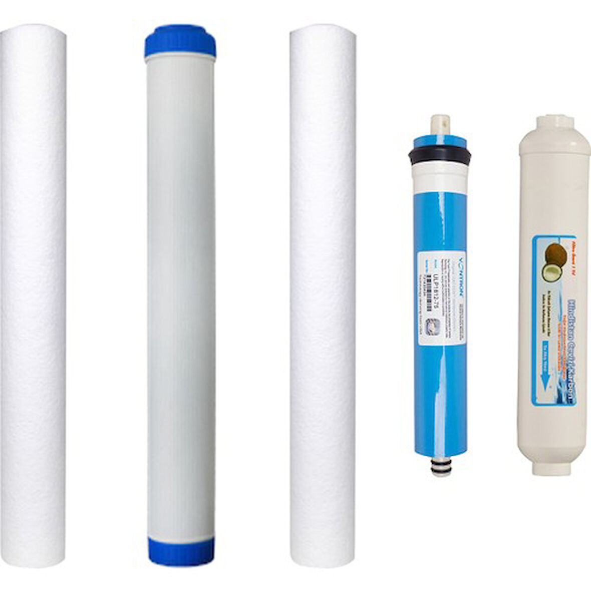 Sulook Su Arıtma 20 inç Filtre Takımı + Membran ve Tatlandırıcı Filtre