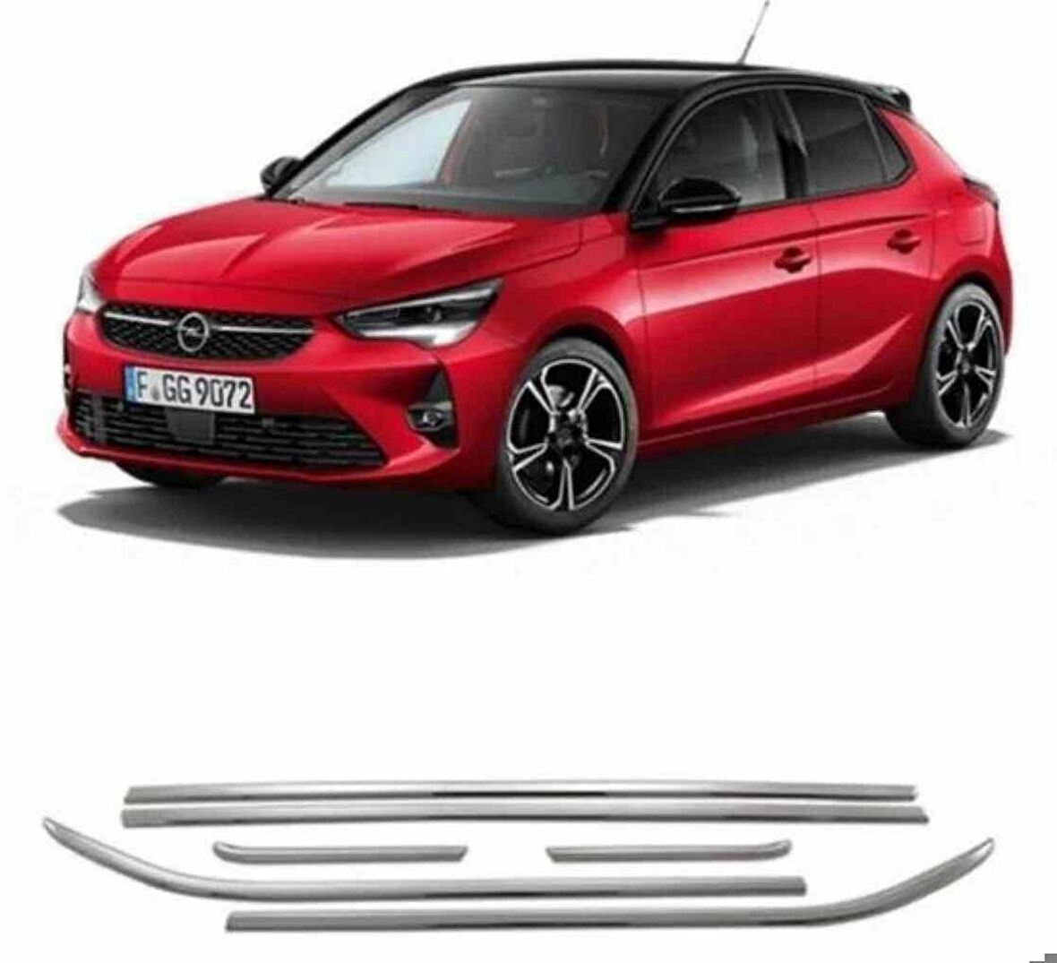 Opel Astra F Cam Çıtası Krom 6 parça Nikelajı Komple 2019 sonrası modeller