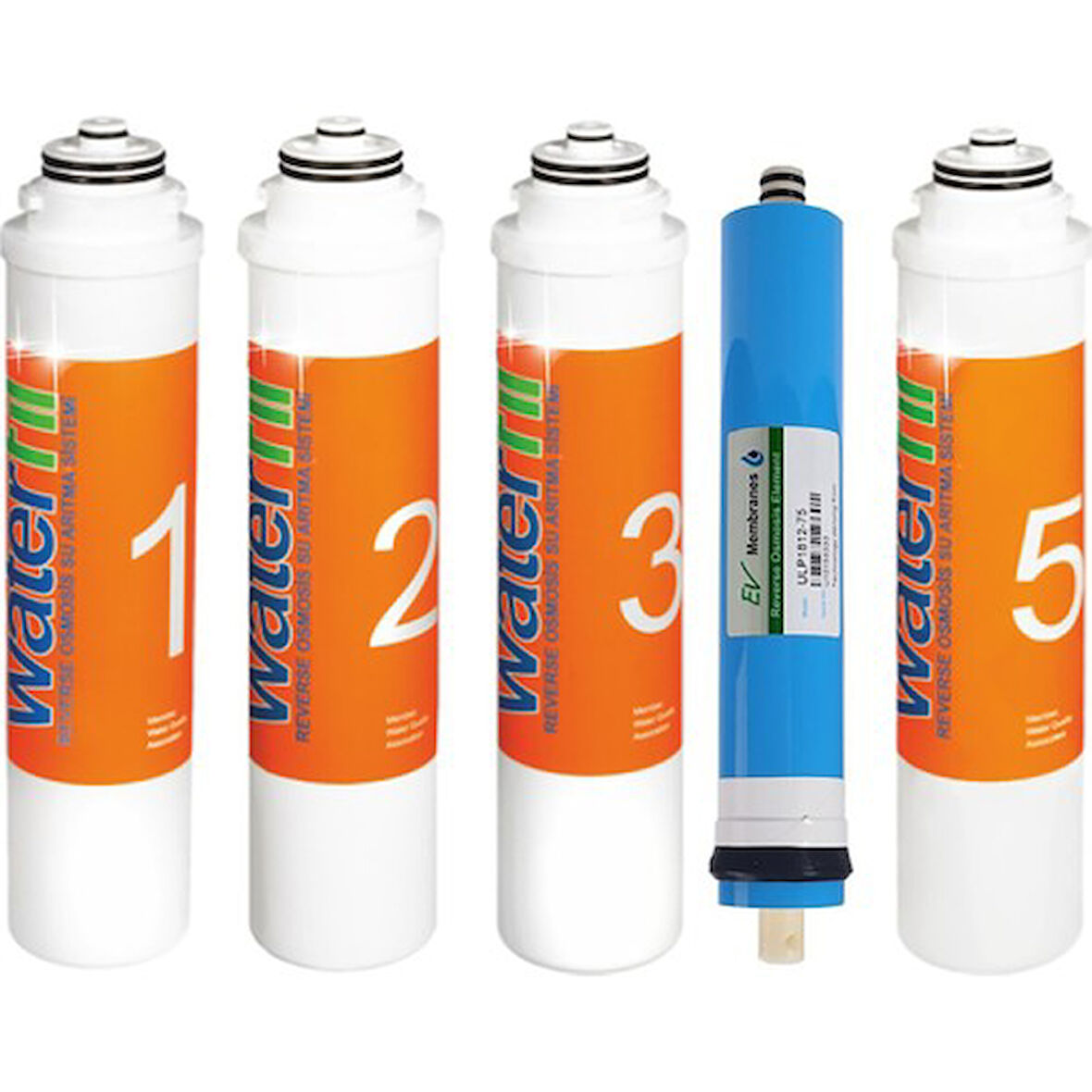 Waterlife Uyumlu Waterfil Su Arıtma Filtre Tam Takım Filtre Seti