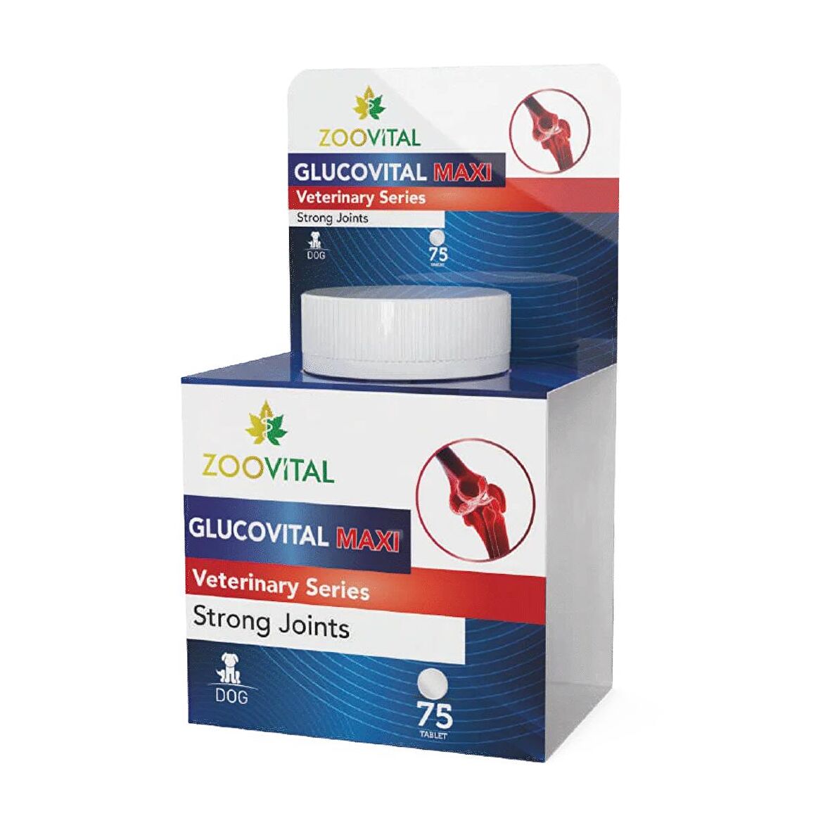 ZOOVİTAL GLUCOVITAL MAXI 75 ADET BÜYÜK IRK KÖPEKLER İÇİN GÜÇLÜ EKLEM SAĞLIĞI DESTEĞİ