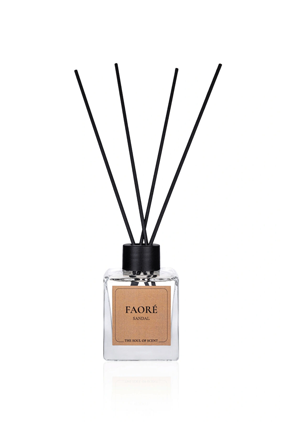 FAORE SOFT LINEN Çubuklu Oda Kokusu 120 ml | Pudra, Elma, Salatalık | Kalıcı Oda Kokusu | Difüzör