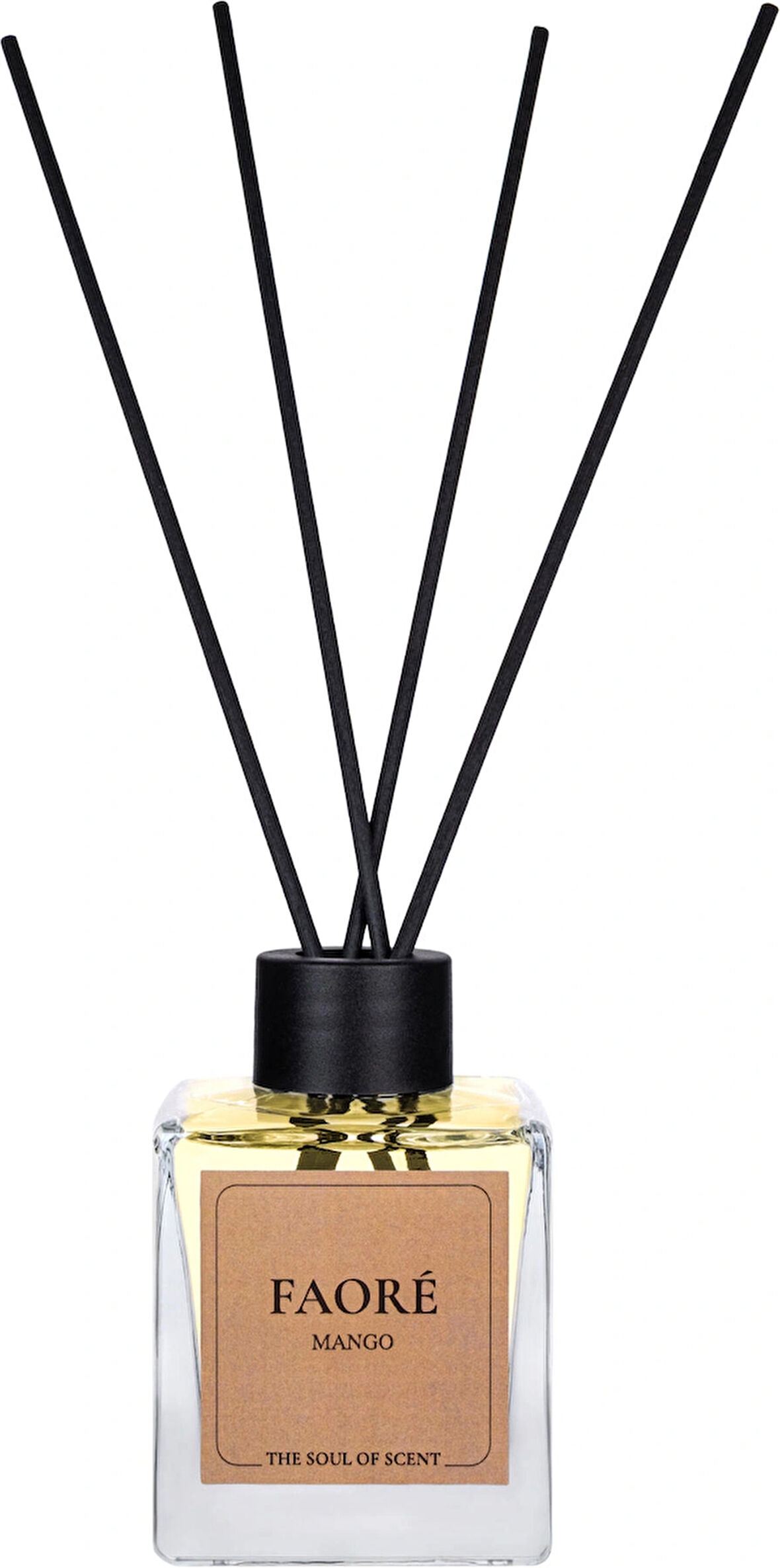 FAORE MANGO | Çubuklu Oda Kokusu 120ml | Ananas, Limon & Şeftali | Tropikal Meyvemsi Ferah Koku