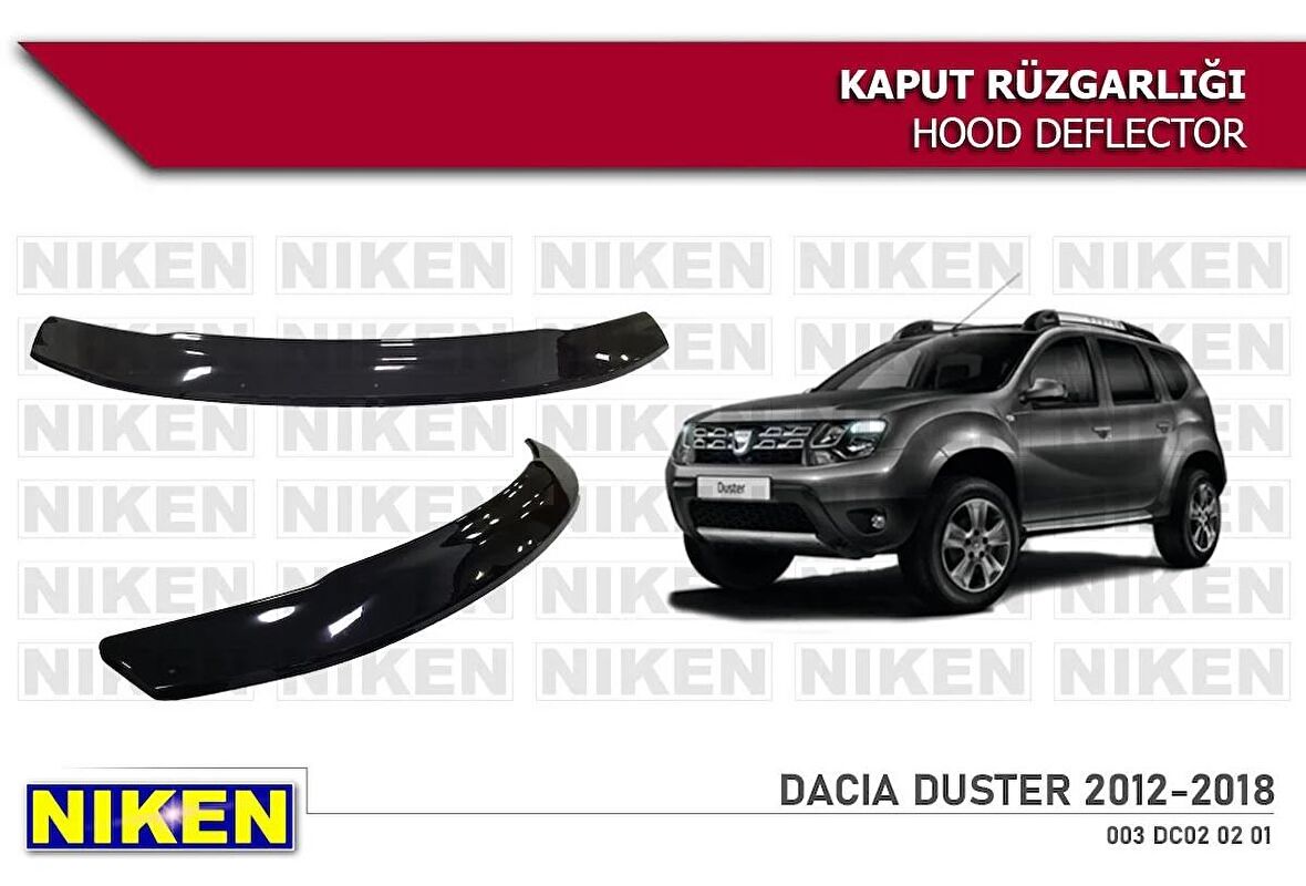 Dacia Duster Kaput Rüzgarlığı Koruyucu 2012-2018 arası
