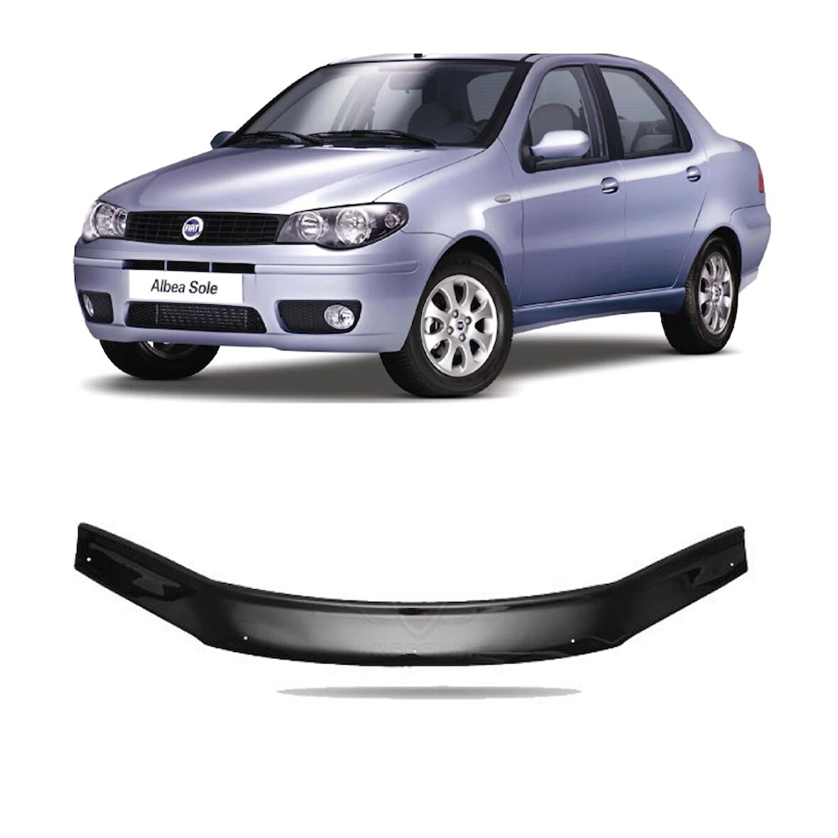 Fiat Albea Kaput Rüzgarlığı Koruyucu 2005-2011 arası
