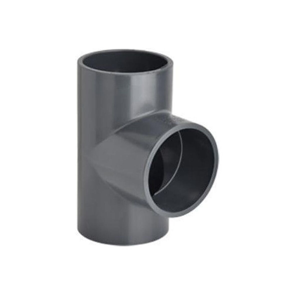 PVC YAPIŞTIRMA MUFLU TE ( Ø 125 ) ( 1 ADET )