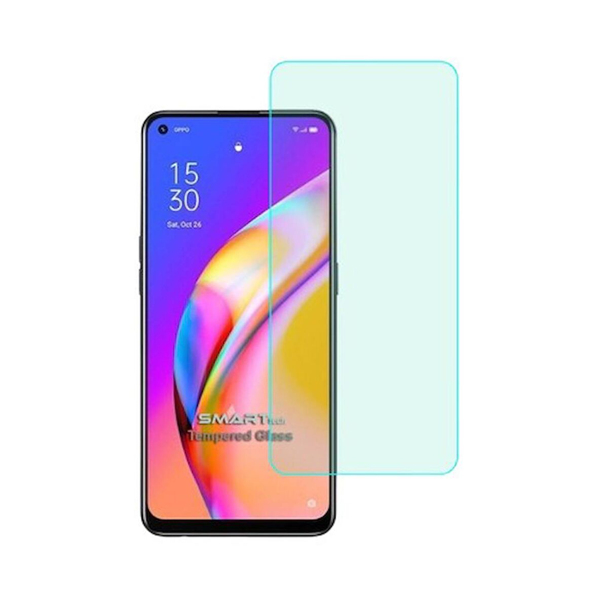 Alp Accessory Oppo Reno 5 Lite Ekran Koruyucu 9h Temperli Cam Sert