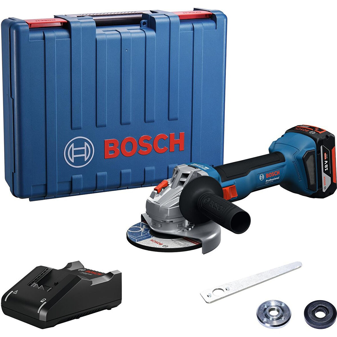 Bosch GWS 18V-8 1x5.0Ah Tek Akülü Taşlama
