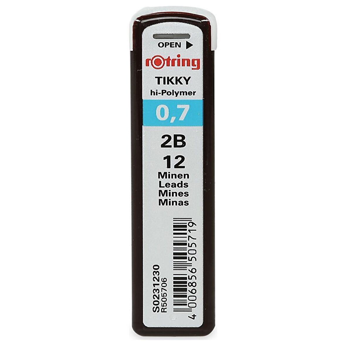 Rotring Min Hi-Polymer Uç 2B 0.7 mm 10 Adet