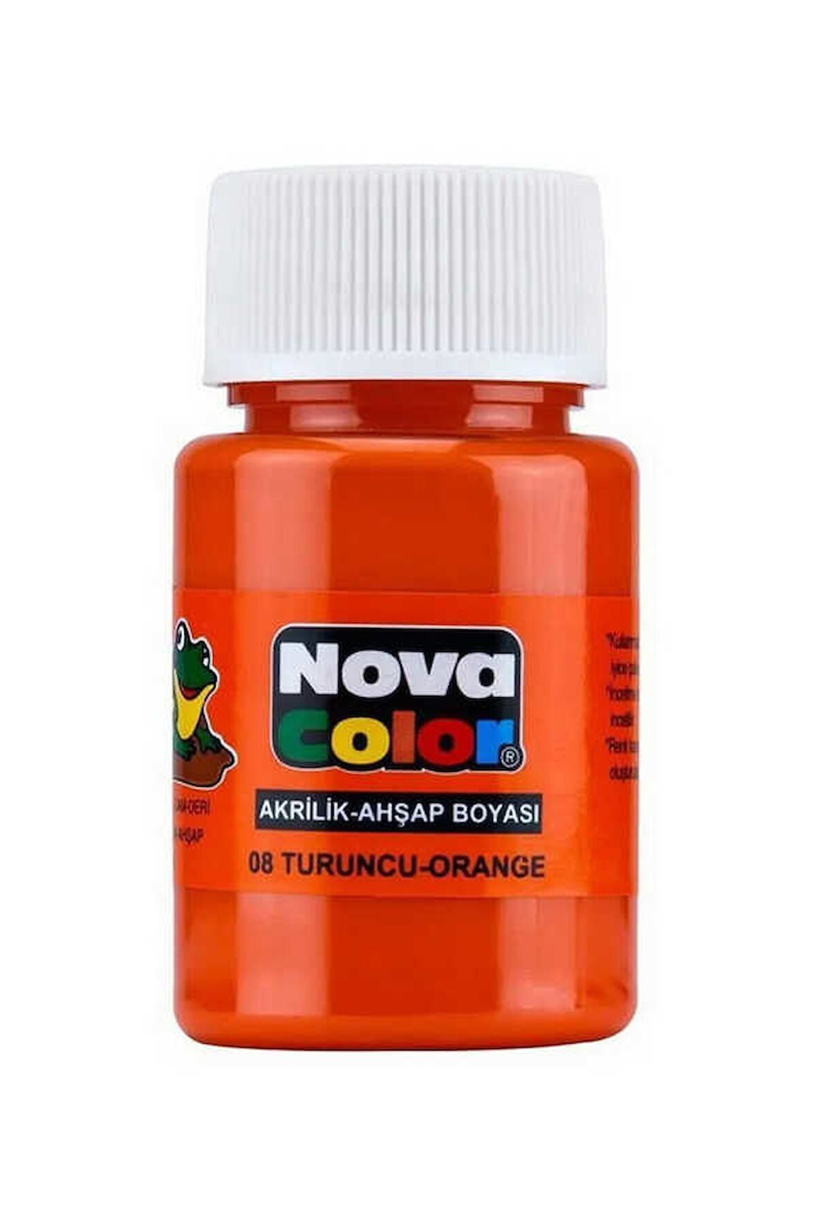 Nova Color Akrilik Boya Turuncu Şişe Nc-176