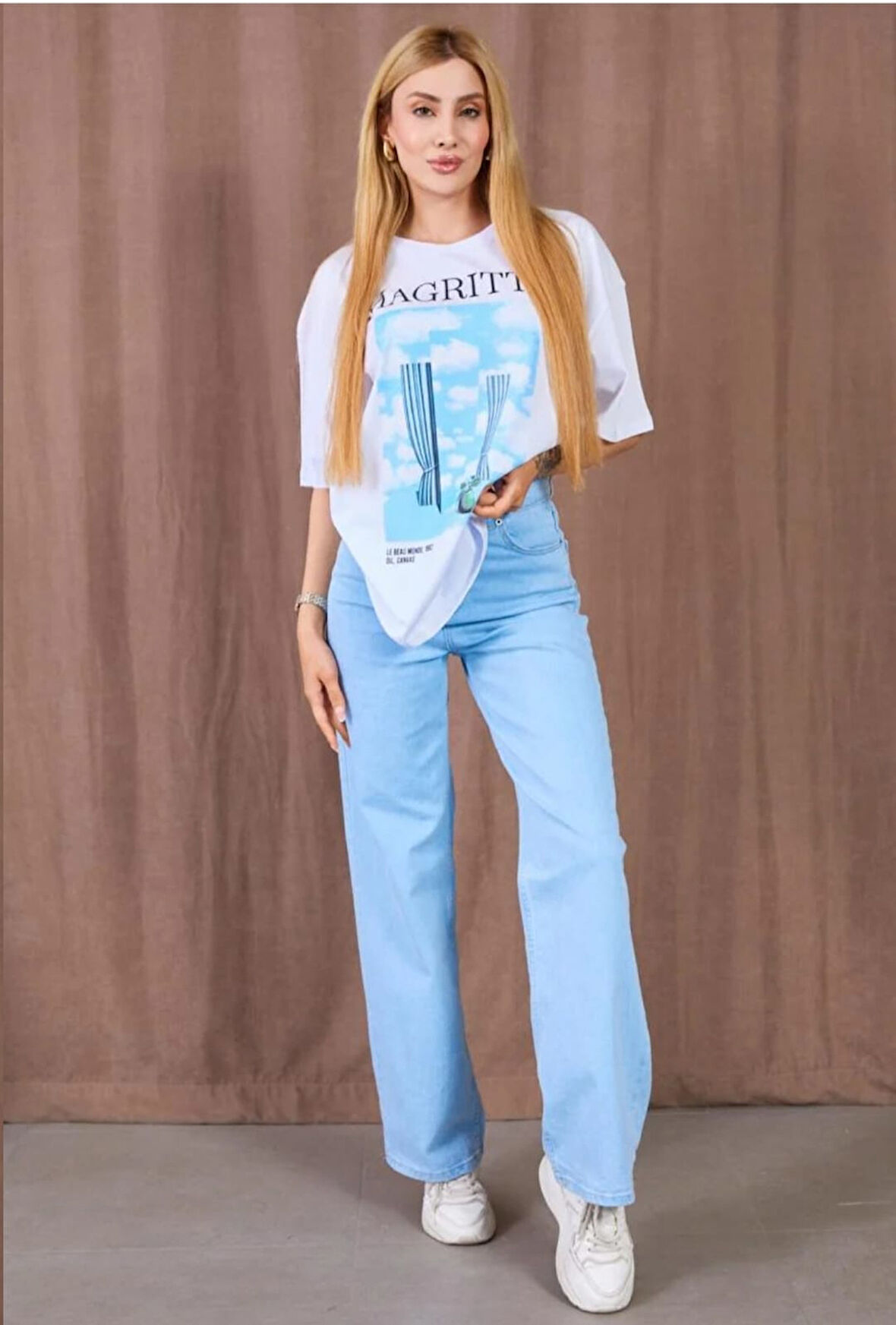 KADIN BASKILI OVERSİZE TİŞÖRT1