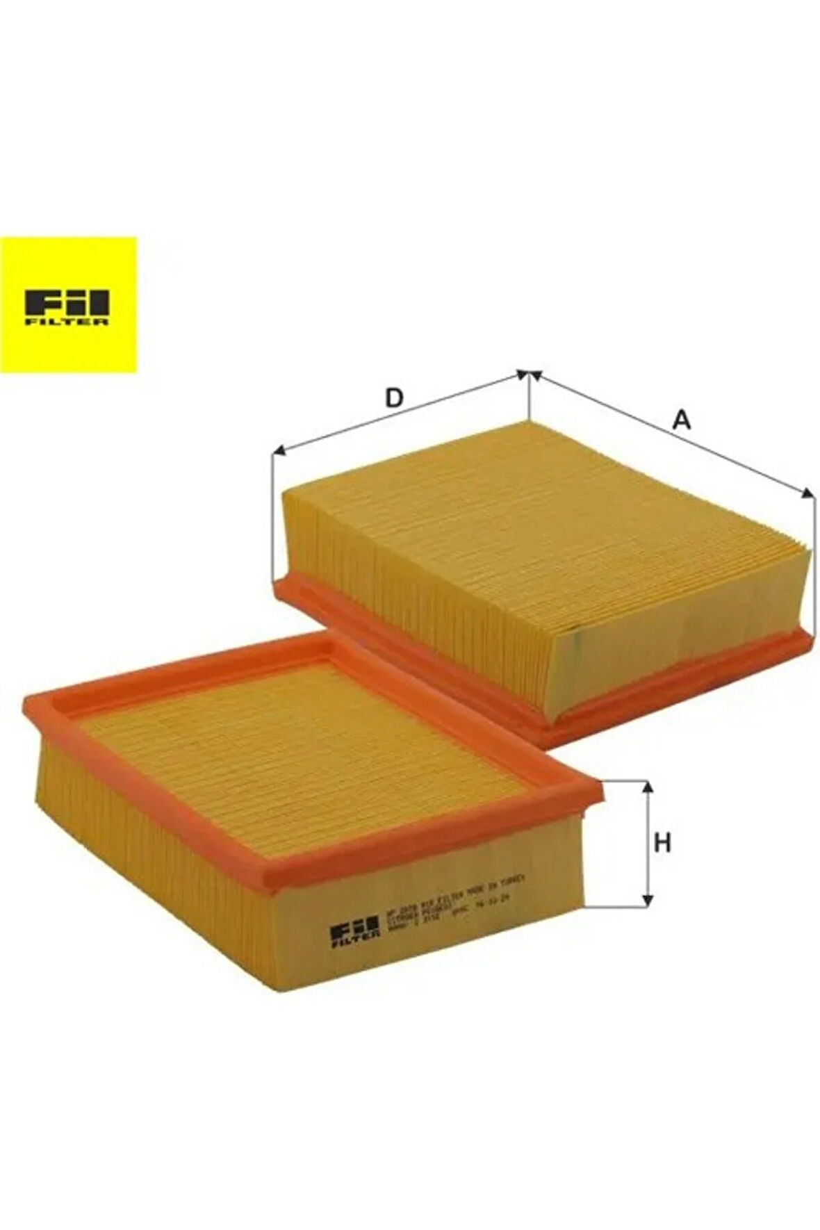 Hava Filtresi 206 2.0 EW10J Filter 1444.H0/ 1444.VR/ E147316/ C21 Cıtroen, Peugeot HP2078