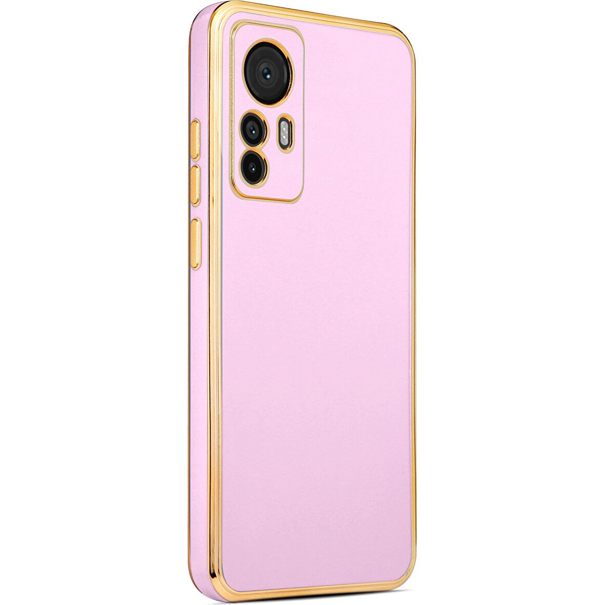 Teleplus Xiaomi 12T Kılıf Bark Lazer Silikon Mor