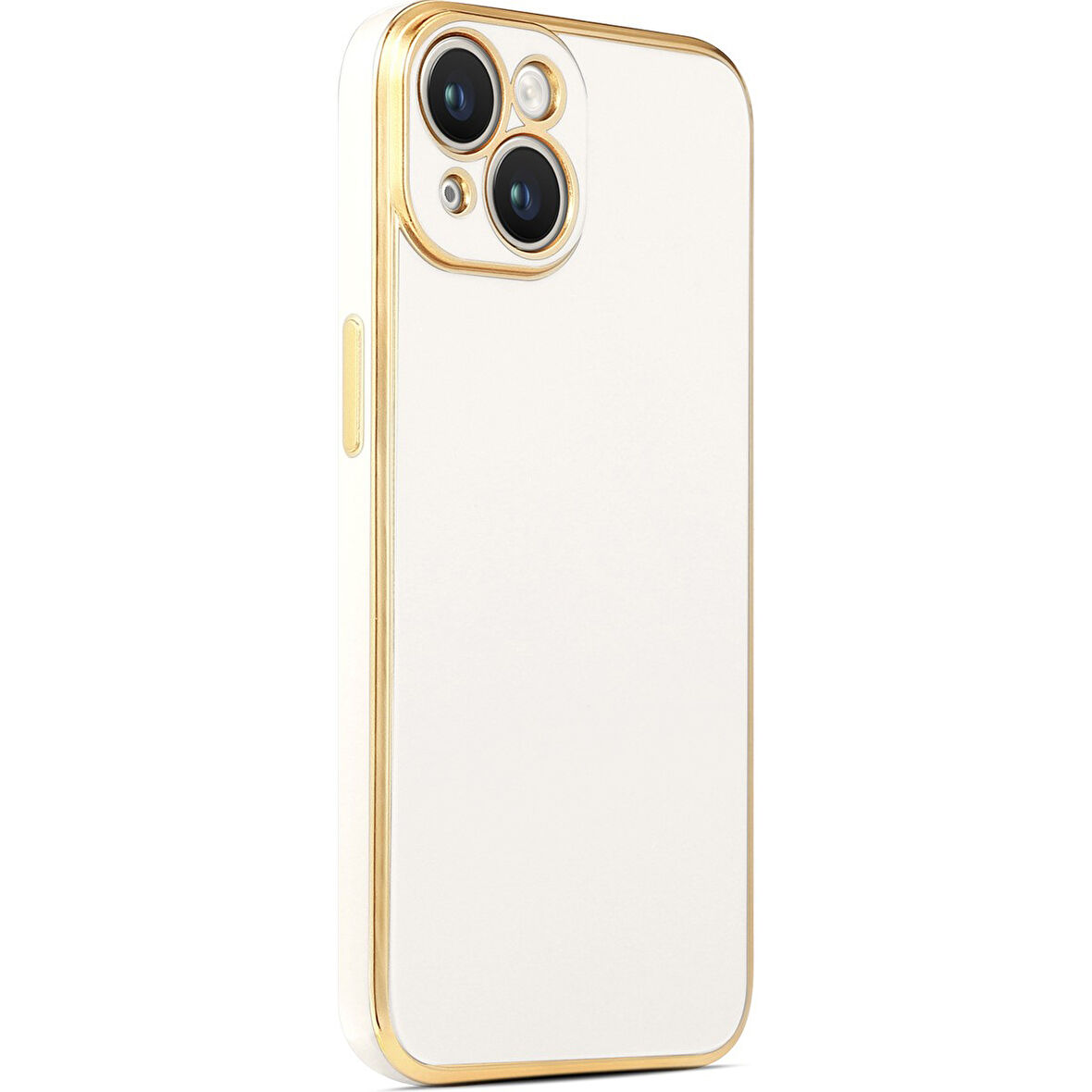 Teleplus Apple iPhone 15 Kılıf Bark Lazer Silikon Beyaz