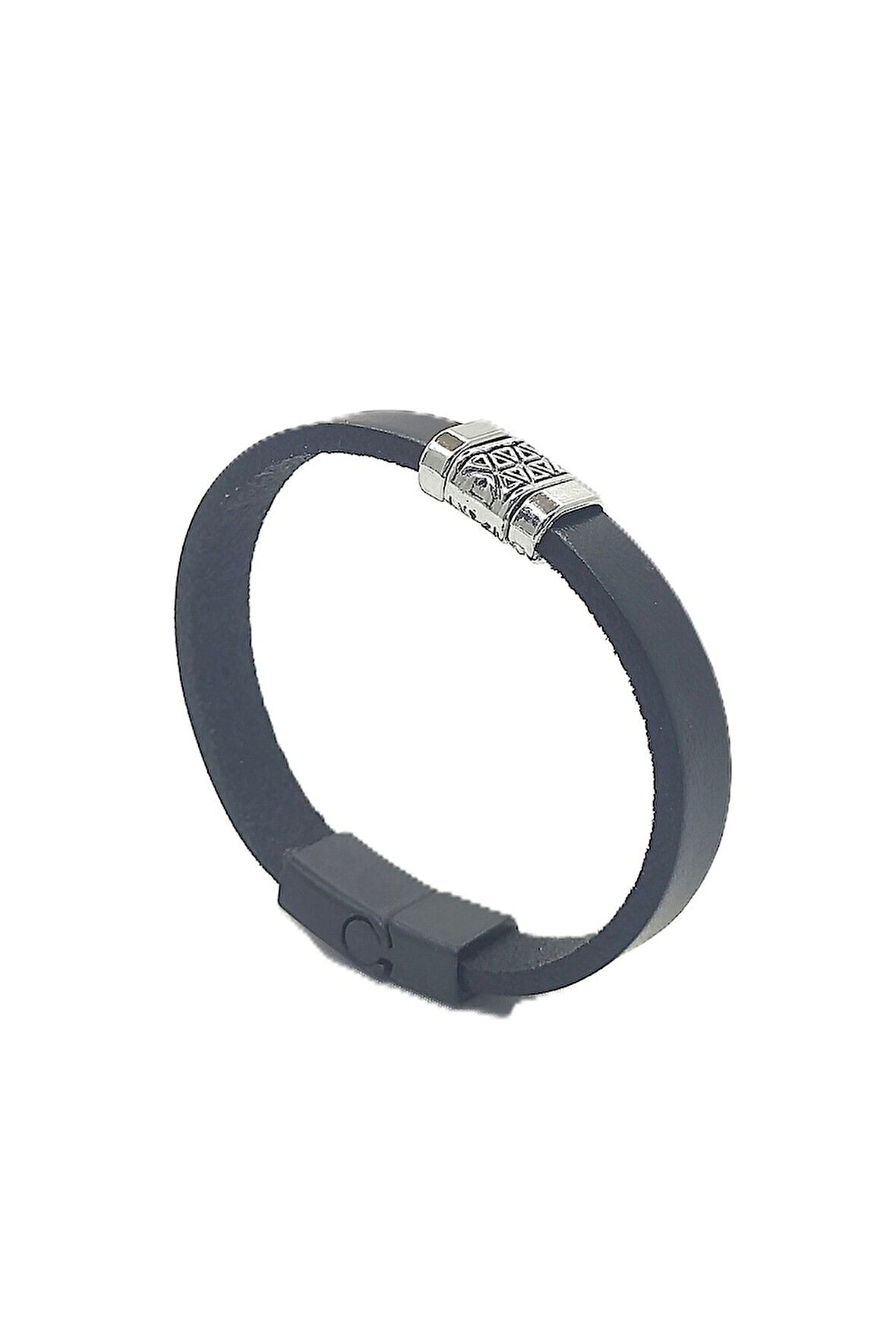 UNİSEX MIKNATIS KİLİTLİ DERİ BİLEKLİK