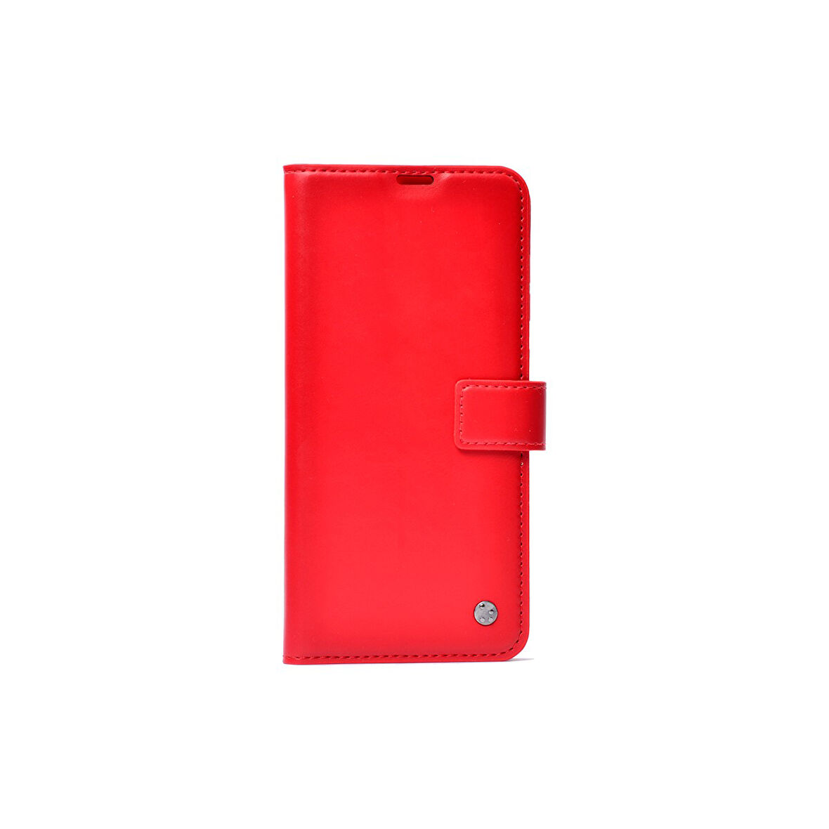 Teleplus Samsung Galaxy A34 Kılıf Kar Delüx Cüzdan Kartlıklı Standlı Kopçalı Kırmızı
