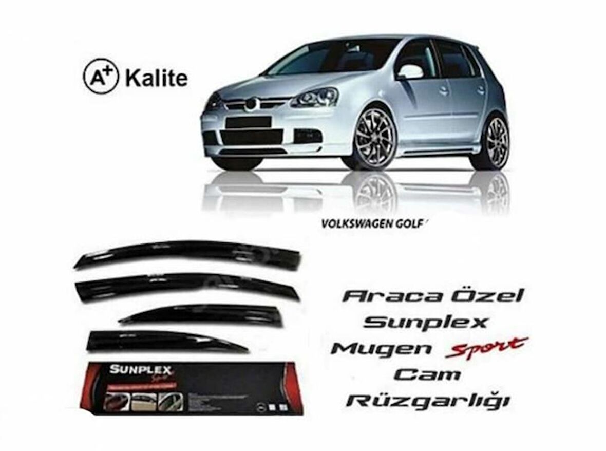 Vw Golf 3 Mugen Cam Rüzgarlığı 1992-1998 arası 4'lü Sunplex