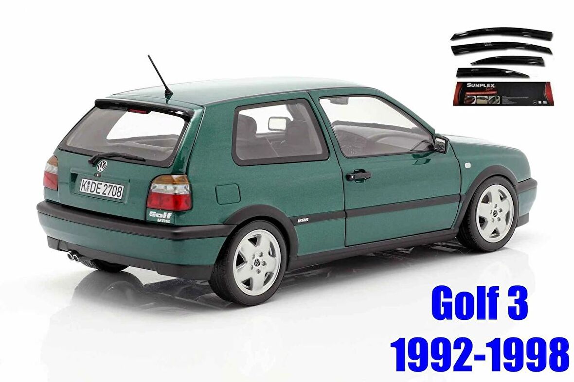 Vw Golf 3 Mugen Cam Rüzgarlığı 1992-1998 arası 4'lü Sunplex