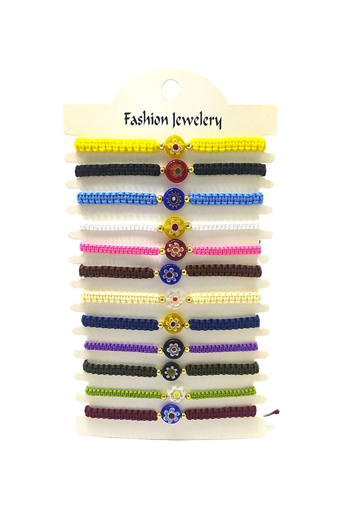 12’ŞERLİ  AYARLANABİLİR İPLİ UNİSEX BİJUTERİ BİLEKLİK SETİ