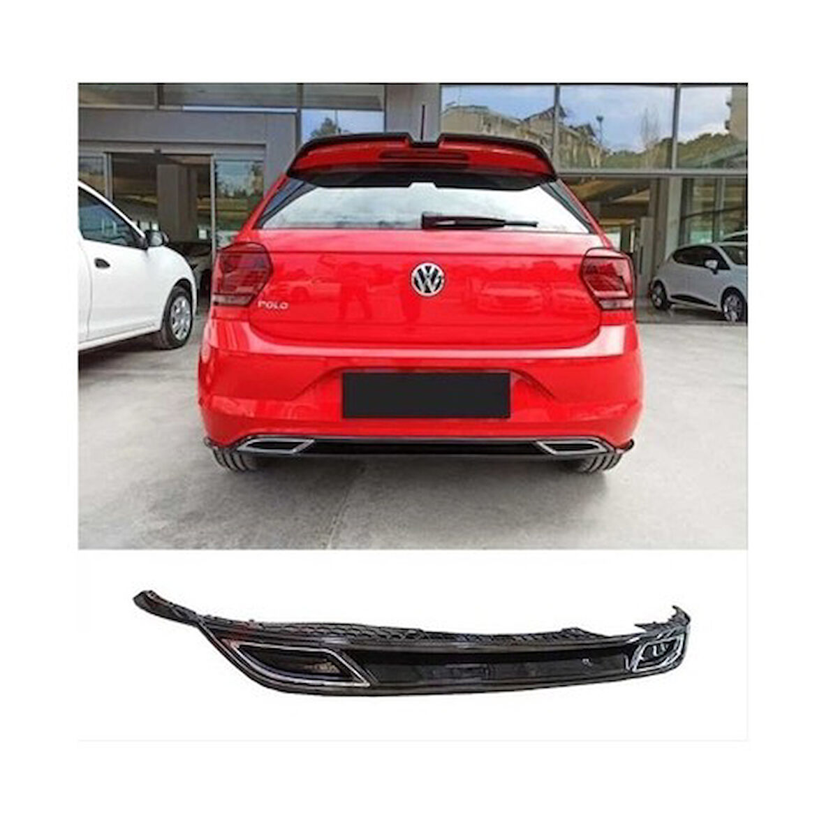 Çmk Volkswagen Polo 2018+ Mk6 R-Line Difüzör