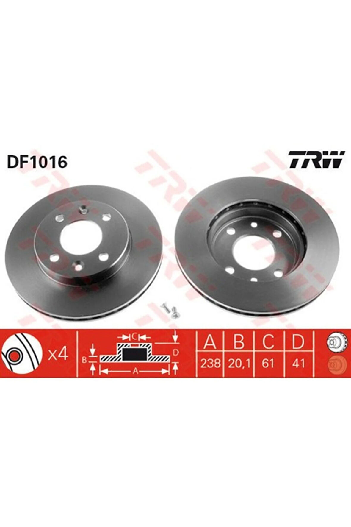 Disk Fren Aynası Ön 561336 Clıo Kango Megane 1.5 Dcı (küçük) (238mm) Havalı