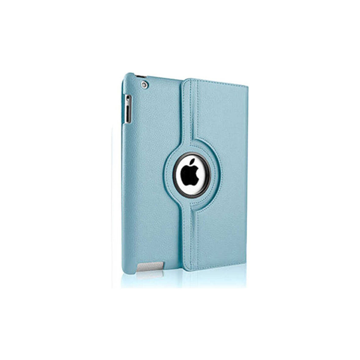 Teleplus iPad Mini 1 Kılıf Kapaklı Standlı 360 Dönerli Standlı Kapak Dn1 Mavi
