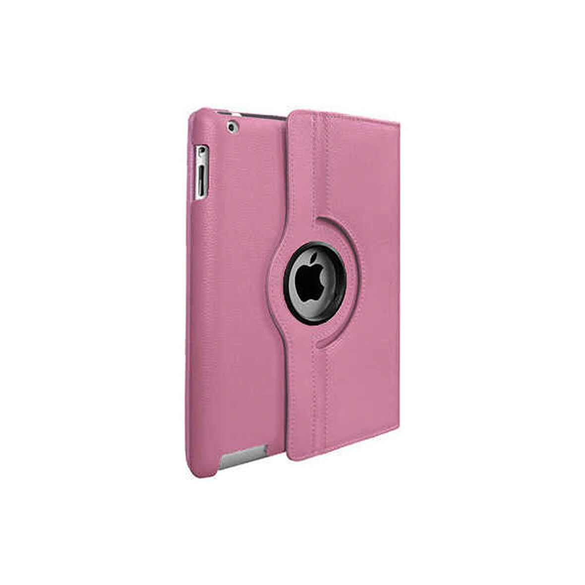 Teleplus iPad Mini 2 3 Kılıf Kapaklı Standlı 360 Dönerli Standlı Kapak Dn1 Pembe