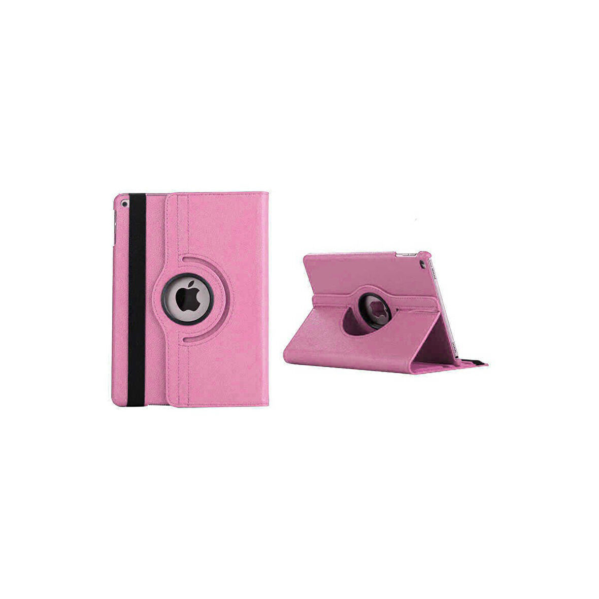 Teleplus iPad Pro 10.5 7.nesil Kılıf Kapaklı Standlı 360 Dönerli Standlı Kapak Dn2 Pembe