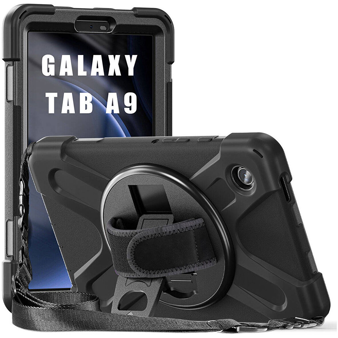 Teleplus Samsung Galaxy Tab A9 Sm - X110 Kılıf 360 Koruma Defender Tank Kılıf