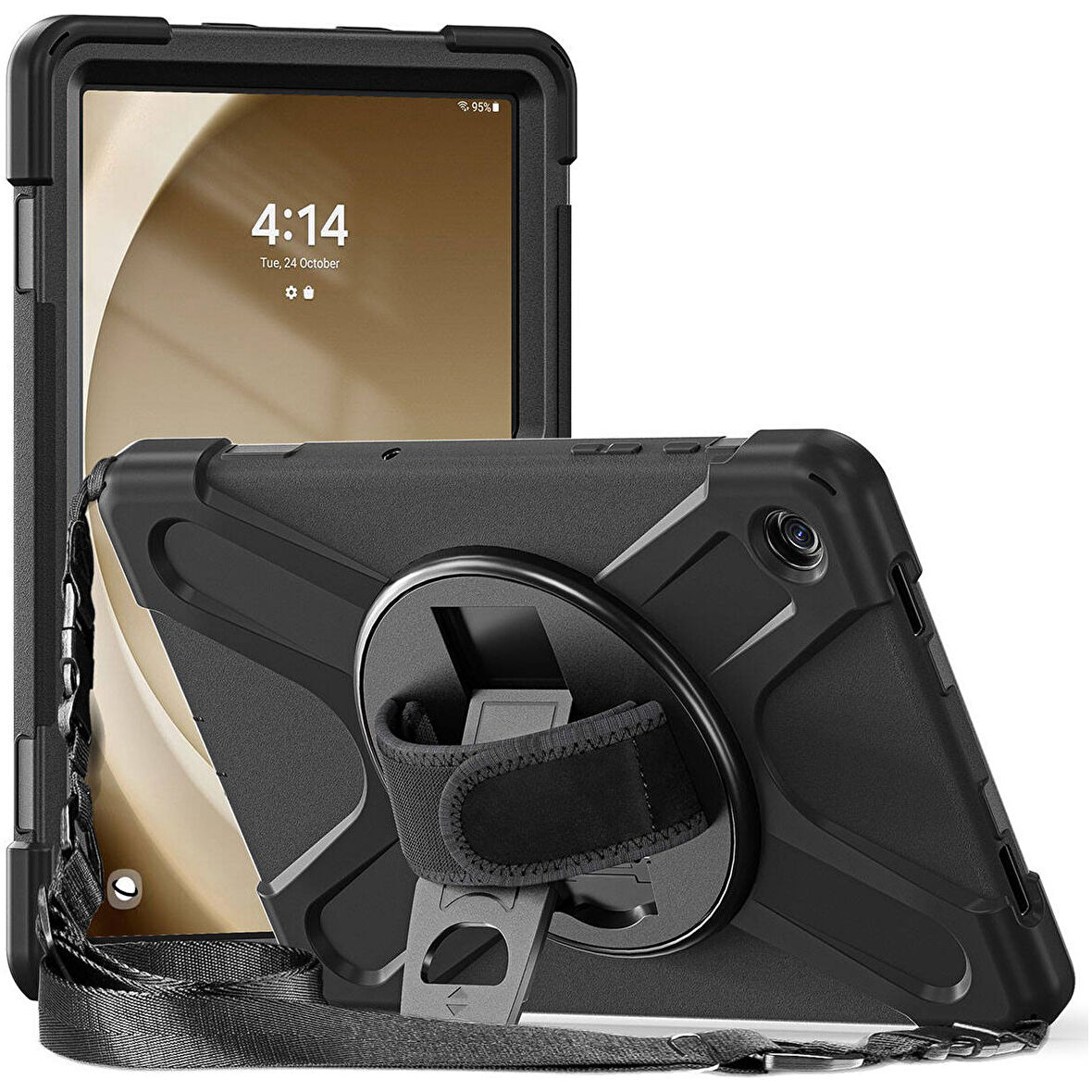 Teleplus Samsung Galaxy Tab A9 Plus Sm - X216 Kılıf 360 Koruma Defender Tank Kılıf