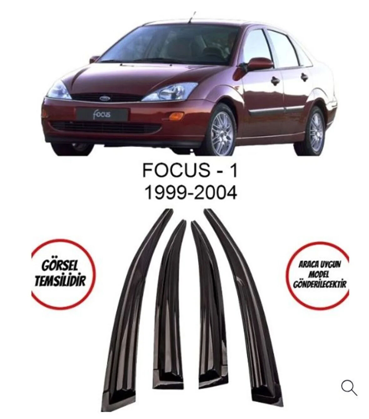 Ford Focus 1 Uyumlu Cam Rüzgarlığı 1999-2004 Arası Mugen