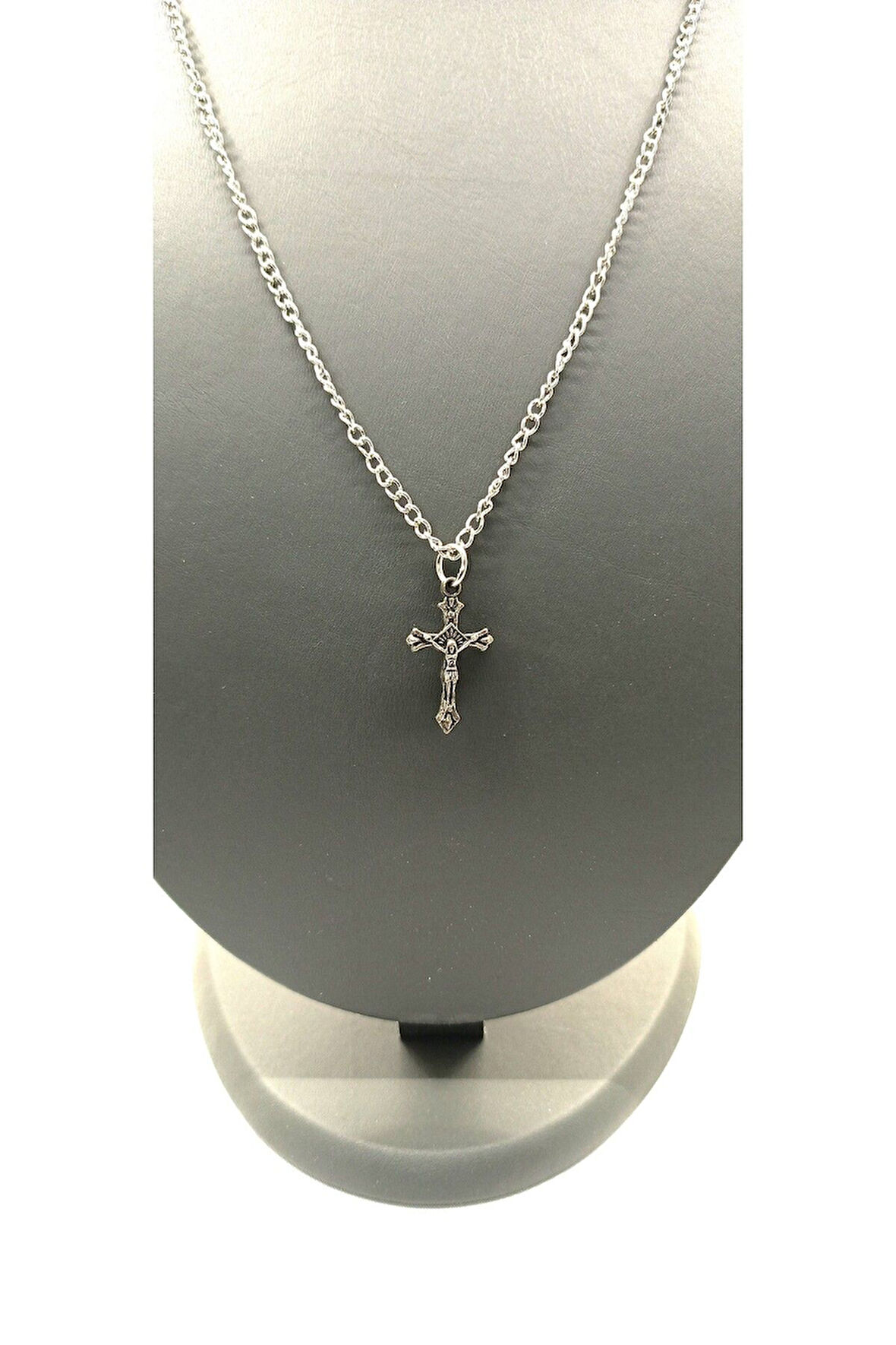 UNİSEX GÜMÜŞ KAPLAMALI ZİNCİR KOLYE