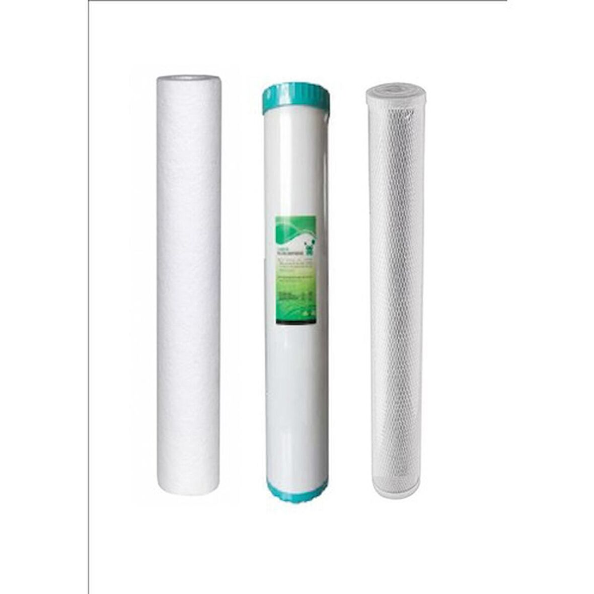 Aquabi̇r Su Arıtma Ve Yumuşatma Cihazı 20" 3'lü Filtre Seti