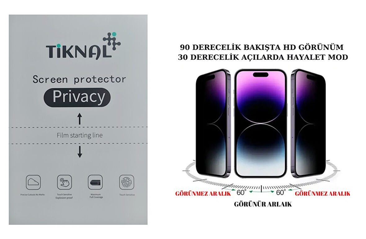Oppo Realme C25Y - Tiknal Esnek Hayalet MAT Nano Ekran Koruyucu