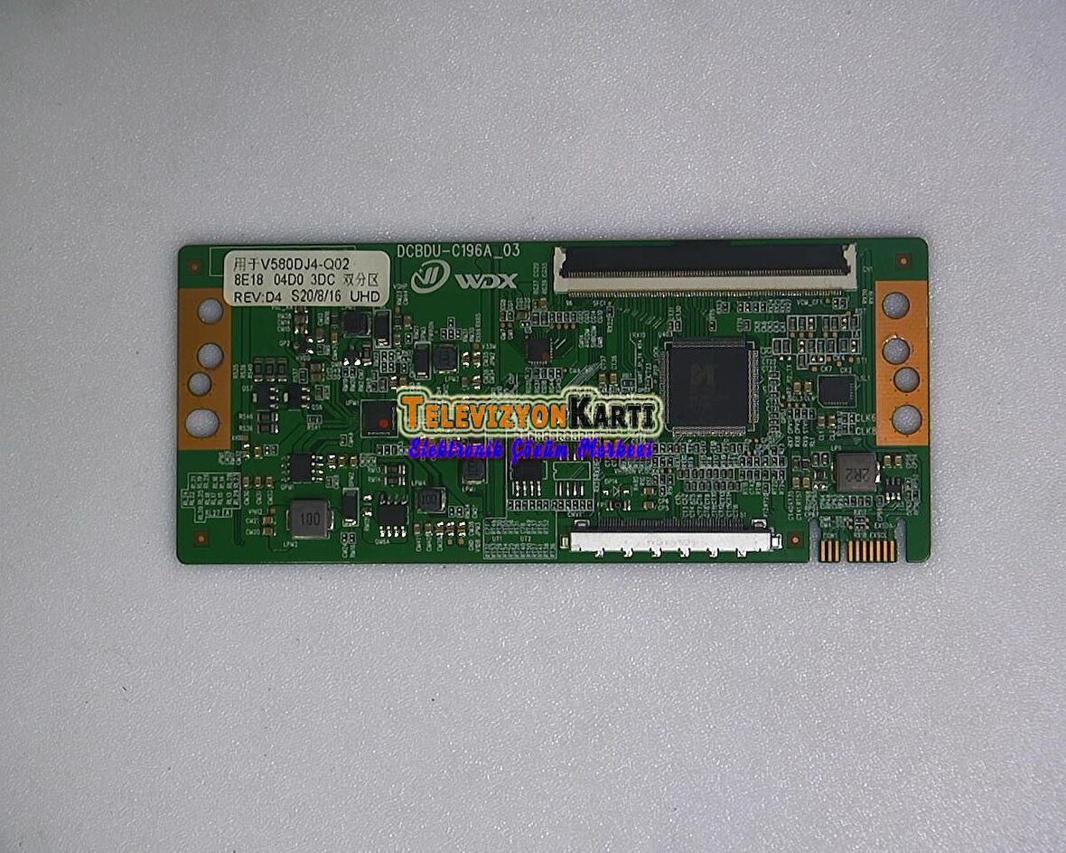 DCBDU-C196A_03 V580DJ4-Q02 T-CON BOARD